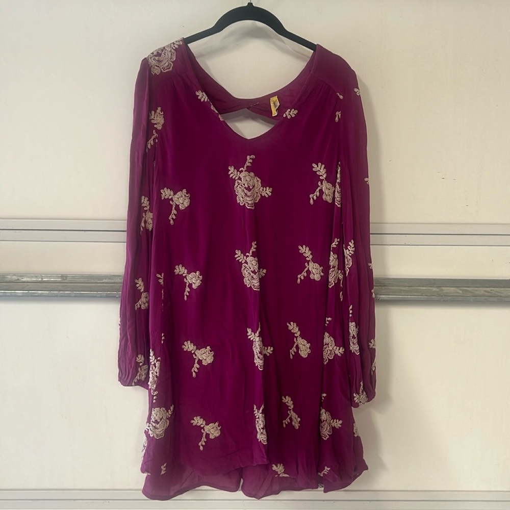 Free People Women’s Emma Embroidered Floral Dress